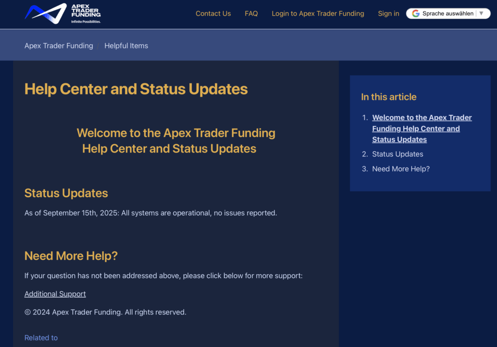 Apex Trader Funding proprietary trading platform, challenges, dashboard, and rules - Preview 5